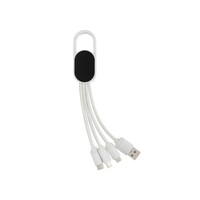 Kabel do ładowania 4 w 1 z karabińczykie...