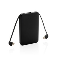 Power bank 5000 mAh, zintegrowany kabel...