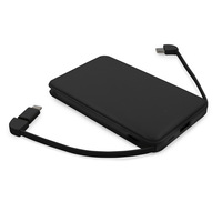 Power bank 5000 mAh ze zintegrowanymi ka...