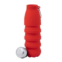 Składana butelka sportowa 550 ml z karab...