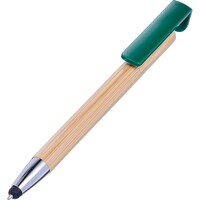 Bambusowy długopis, touch pen, stojak na...