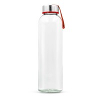 Szklana butelka 500 ml z kolorową wstążk...