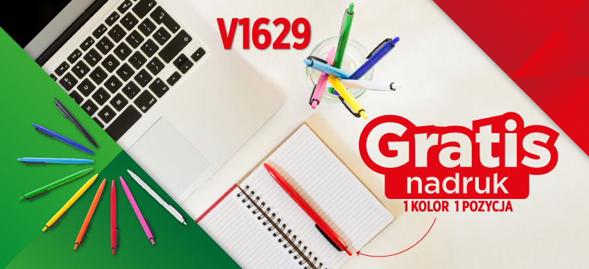 Promocja długopis V1629 nadruk gratis